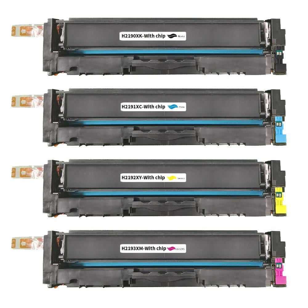 Compatible HP 219X Full Set of 4 Toner Cartridges